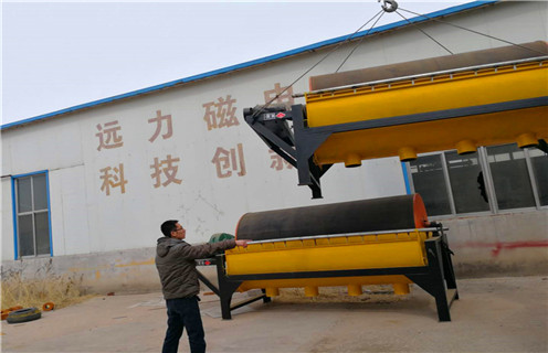 河沙磁選機(jī)，遼寧河沙磁選機(jī)_遠(yuǎn)力遼寧河沙磁選機(jī)的結(jié)構(gòu)磁場(chǎng)分布圖